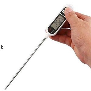 Nova Chegada Digital Food Thermometer BBQ Cozinhar Carne Quente Água Medida Household Thermometers Probe Thermograph Tool RRD13474