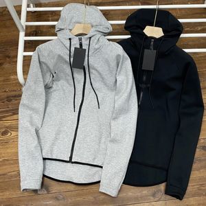 Nuovo Autunno Inverno Large Size NERO GRIGIO FELPA CON CAPPUCCIO DA UOMO SPORTIVO TECH FLEECE WINDRUNNER Giacca sportiva per il tempo libero e per il tempo libero Giacca fitness da corsa