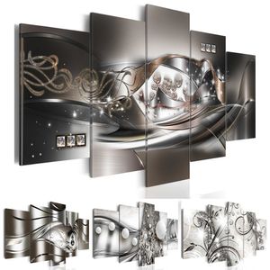 HUACAN Pittura Diamante 5D 5 pz/set Fiori Trapano Pieno Piazza vendita Diamante Arte Ricamo Multi-immagine decorazioni per la casa 201112