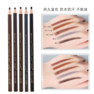 12 Waterproof Eyebrow Pencil Enhancer Makeup Eyeshadow Pencil Pen Permanent Eye Liner Brow Pencils Paint Make up Cosmetic Tool