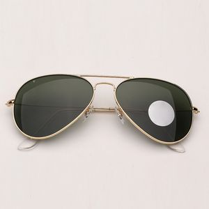 Vintage Zubehör großhandel-Polarisierte Pilot Sonnenbrille Vintage Herrenfahren Sonnenbrille Frauen Männer Sonnenbrille mit braunem Ledertasche Tuch und Einzelhandel Zubehör