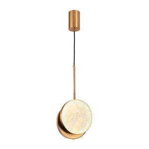 Natural Marble LED Pendant Lamp For Restaurant Bar Coffee Shop Interior Decor Nordic Simple Luxury Bedroom Copper Small Hanging Lights
