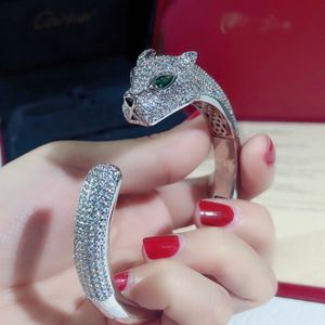 Panthere Bangle 18 K Золото никогда не исчезает Официальные реплики Ювелирные Изделия Высочайшее Качество Роскошные Брондуки Браслеты 5А Классический Стиль Браслет Изысканный Подарок Высочайшее Качество