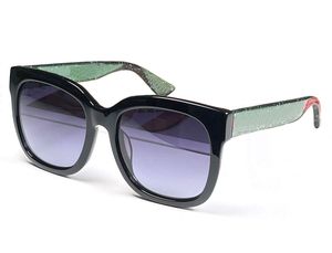 新しいファッションデザインサングラス0034SAスクエアフレームクラシック汎用スタイル夏シンプル屋外UV400保護アイウェア最高品質