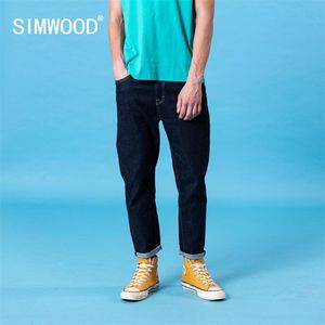 Simwood весна лето новых классических джинсов мужчины базовые удобные джинсовые брюки плюс размер бренда SJ130403 201111