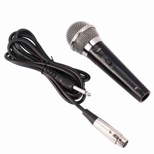 Microfoni Microfono Karaoke Palmare Microfono dinamico cablato professionale Clear Voice Mic per Karaoke Part Vocal Music Performance T220916