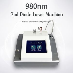 New Arrival 2 in 1 Spider Vein Removal System 980nm Laser Vascular Removal Machine Physiotherapy Pain Relief Device Nails Fungus Removal