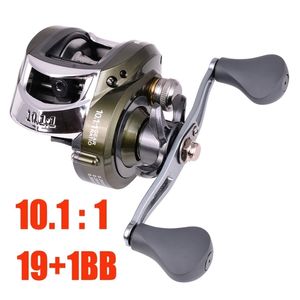 19+1BB 10.1: 1 10 kg Max Darg Baitcasting Fishing Reel Slow Profile Reel Bait Casting Fishing Reel Carretilha de Pesca 220215