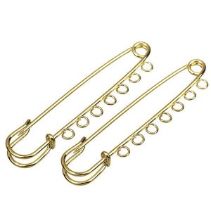 10 teile/los 21x90mm Große Große Lange Metall Hochzeit Brosche Sicherheitsnadeln Nadeln Für Frauen DIY Schmuck Erkenntnisse Wholesa jllYUD