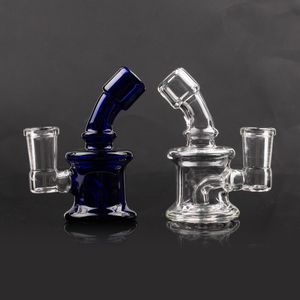 Hopahs Glass Dab Rigs 14mm Female Beaker Bong Pipe Small Recycler Pyrex Water Bongs r￶kande tillbeh￶r