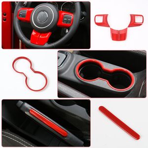 21Pcs Full Set Interior Decoration Trim Kit For Jeep Wrangler JK 2011-2017300U