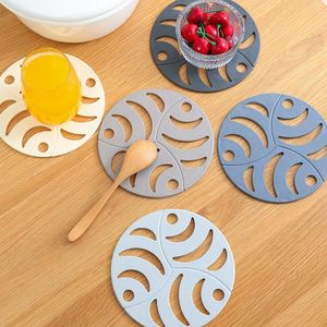 Creative Coasters TPR Material Heat Resistant Cup Mat Tea Drink Coffee Mug Tableware Pad 5 Colors