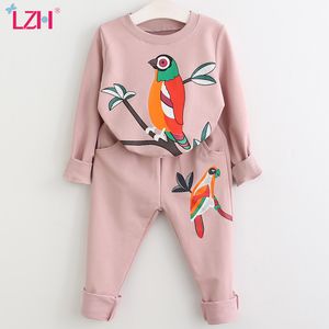 LZH Girls Clothing Sets Autumn Winter Toddler Girls Clothes Outfit Kids Tracksuit For Girl Suit Children Clothing 3 4 5 6 7 Year LJ200916