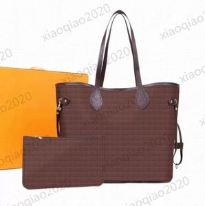 Qualidade Bolsa Bolsa Luxo Designer Totes Flor Clássico Brown com Sacos Originais Número de Serial Bolsa Grande Saco de Compras Bolsas Ombro 40156
