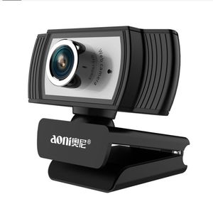 Aoni C33 A20 Auto Focus Webcam 1080p HD Webcam kamera med inbyggd mikrofon USB webbkamera dator kamera professionell ankare skönhet kamera