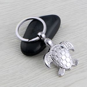 Fashion Tortoise Keychain personality Animal Pendant Car Key Holder simulation Sea turtle Keychain Bag Charm Accessories keyring gift