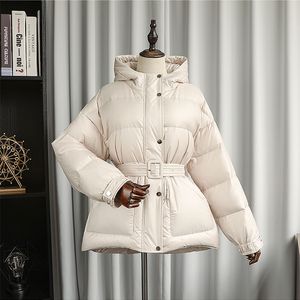 새로운 겨울 코트 여성 파카는 벨트 겉옷을 가진 면화 느슨한 여성 자켓 코트를 따뜻한 옥수수 겉옷 Chaqueta Mujer Invierno 201201
