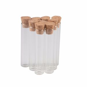 4ml 12 * 60 milímetros pequeno tubo de vidro Frascos Frascos de teste Com Cork Stopper vazios transparentes Mason Garrafas 100pcs frete grátis