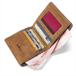 Hot Sale High Quality Wallet Men Vintage Style Men Wallets Leather Purse Male Credit Card Holder Soft Leather Men Wallets Coin Pocket