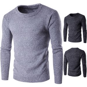 E-Baihui 2021 Autumn Winter Sweaters European American Men's Sweater Warm Tight-fitting Casual Long-sleeved Sweaters 1800-y258