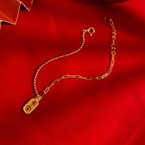 2022 År av Tiger Lucky Fortune Silver Charm Armband Presentförpackning för Small Design High end Transkription Smycken