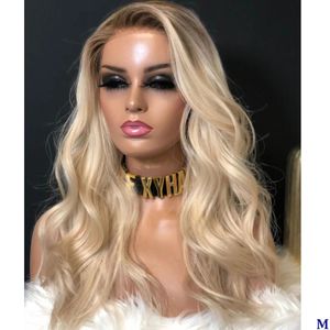 #60 Platinum Blonde Bob Wig Peruvian Remy 13x6 Lace Front Human Hair Wig For Women Body Wave PrePlucked Hairline