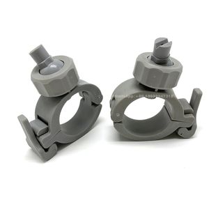 YS non metal Plastic Pipe Clamp Cardan Ball Joint Flat Fan Spray Nozzle