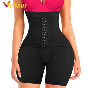 Velssut mulheres corpo shapewear calcinha cintura cincher emagrecimento underwear cintura alta shorts folhas briefs briefs shapers calcinha y220311