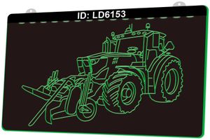 LD6153 Tractor 3D Engraving LED Light Sign Wholesale Retail