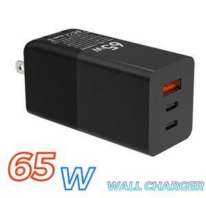 Caricabatterie GaN USB C PD 20W da 65 W Qc3.0 PPS SCP AFC Caricatore rapido USB-C TypeC per MacBook iPhone Samsung