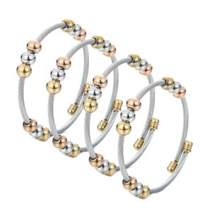 Braccialetti da sposa etiopi con perline bracciale regolabile con braccialetti di dimensioni libere per gioielli da sposa africani da donna