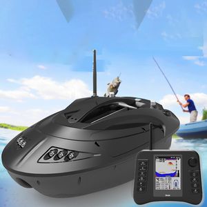 Fiske Bait Båt GPS Auto Navigation 3 Hull 4 Bay 8kg Laddar 500m Rc Distansfiske Lure Nest Boat Nesting Boat Toy