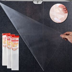 Protetor transparente adesivo de parede Cozinha clara auto adesiva auto adesiva Óleo-à prova d'água adesivo removível armário protetor splash 20220110 Q2