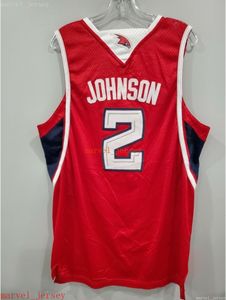 Пользовательские прошитые редкие Джо Джонсон 2 Swingman Jersey XS-6XL Мужские Восстанавливает Баскетбол Майки Дешевые Мужчины Женщины Молодежь