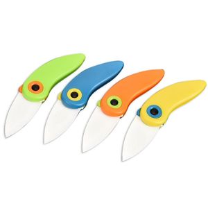 Bird Ceramic Peel Knife Kitchen Tool Portable Mini Blade Pocket Fold Knifes Cut Slice Picnic Fruit Pattern Vegetable 20220223 Q2