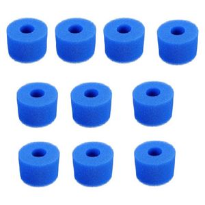 10pcs swimming pool filter water pump filter pump s1 washable bio foam 2 4 x uk vi lazy z type filter