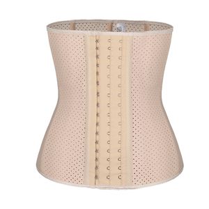 Comfortable and Breathable Latex Waist Trimmer Underwear Corset Cincher 9 Steel Bones Slimming Belt Body Shapers Abdomen Tummy Shapewear DHL Free