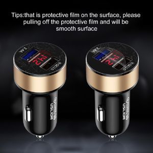 Caricabatteria da auto rapido per cellulare Adattatore Dual USB universale per iPhone 11 Pro Max Mini Adattatore per Xiaomi Samsung