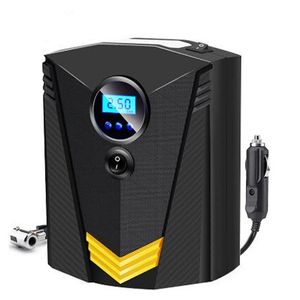 Portable Car Air Compressor Pump Tire Inflator DC 12V Digital Screen Auto Air Pump with LED Light for Car Tires