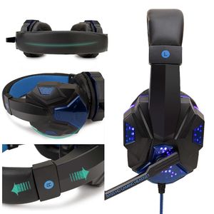 Professional LED Light Wired Gaming Наушники с Bluetooth Стерео Гарнитура Микрофон для компьютера PS4 PS5 Xbox Bass Gifts