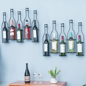 Wholesale wall hanging wine rack for sale - Group buy Wine rack wall hanging household storage rack bottle display rack wall decoration modern decoration