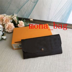 Mona_bag Buckle leather wallet for women multicolor long Card holder female purse classic zipper pocket 8 colors M60696 Wholesale luxurys designers bags