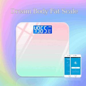 Bathroom Body Fat Scale Weight Scale BMI Floor Scales Smart Wireless Digital Balance Monitor Body Composition Home Pink Purple H1229