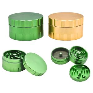 COURNOT Air Craft Aluminum Space Case 3 Piece Scout Grinder 63MM Metal Smoking Herb Grinders Spice Crusher With CNC Diamond Teeth