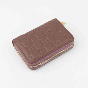 Första lager kohud kvinnlig kortväska hand kvinnors läder körkortscertifikat multi liten byte Plånbok Handväska