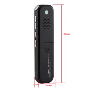 Freeshipping Professional Smart Voice Recorder 8GB 16 GB Wsparcie Odtwarzanie Digital MIC Nagrywanie Password Password Player Odtwarzacz MP3 do spotkania