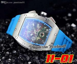 2022 A21J Automatic Mens Watch Steel Case Big Date Black Green Red Skeleton Ring Blue Rubber Strap Super Edition 6 Styles Puretime01 SG-D4