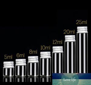 アルミ製キャップの中の鉛フリーのガラス管の瓶の瓶のキャンディーDIYプロジェクトのためのバイアルのガラス瓶のための瓶22mmの直径SN905