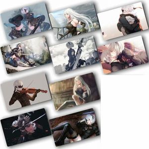 Nier: Automata Sticker Farklı Stil Anime Etiketler Otobüs Kimliği Su Geçirmez DIY Kart Stikers Klasik Oyuncaklar LJ201019