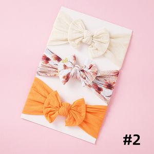 3pcs/Set Solid Bows Baby Headband Silk Bowknot Haarband Baby Girl Headbands Kids Hair Band Girls Hair Accessories Baby Gift